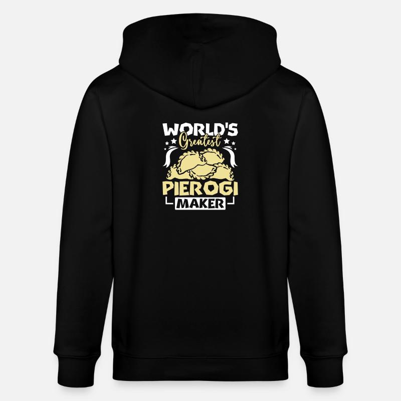 World's greatest pierogi maker - Stanley/Stella Unisex Bio-Kapuzenjacke CULTIVATOR  - Schwarz
