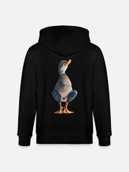 Ente - Stanley/Stella Unisex Bio-Kapuzenjacke CULTIVATOR  - Schwarz
