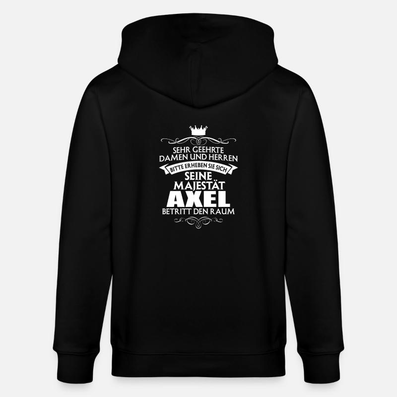 AXEL - Majestät - Stanley/Stella Unisex Bio-Kapuzenjacke CULTIVATOR  - Schwarz