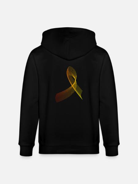 Cool, abstract and futuristic pattern - Stanley/Stella CULTIVATOR Unisex Organic Hooded Jacket - black