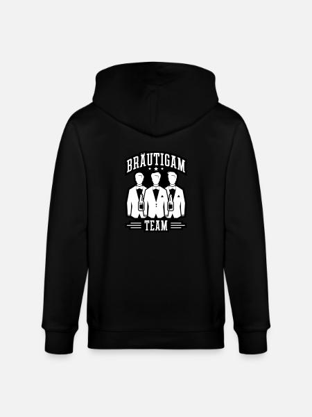 Team Groom Wedding - Stanley/Stella CULTIVATOR Unisex Organic Hooded Jacket - black
