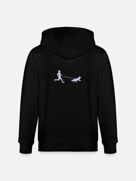 fille canicross - Veste à capuche bio CULTIVATOR Stanley/Stella Unisexe - noir
