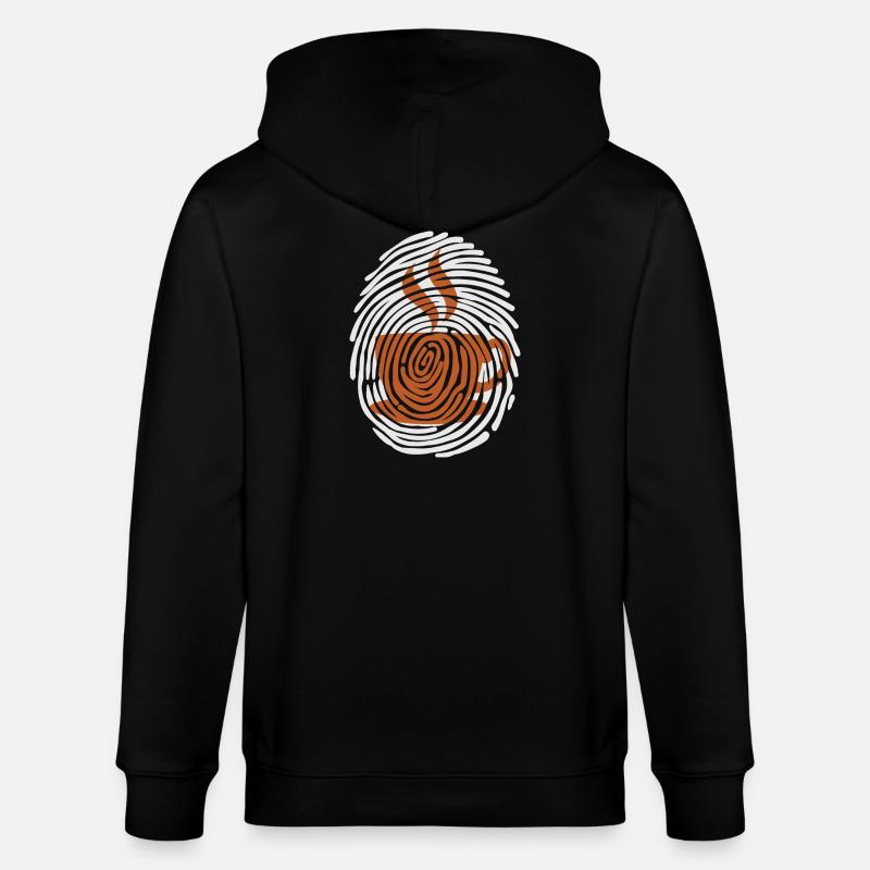 Kaffeetrinker Kaffee Kaffeetasse Milchkaffee - Stanley/Stella Unisex Bio-Kapuzenjacke CULTIVATOR  - Schwarz