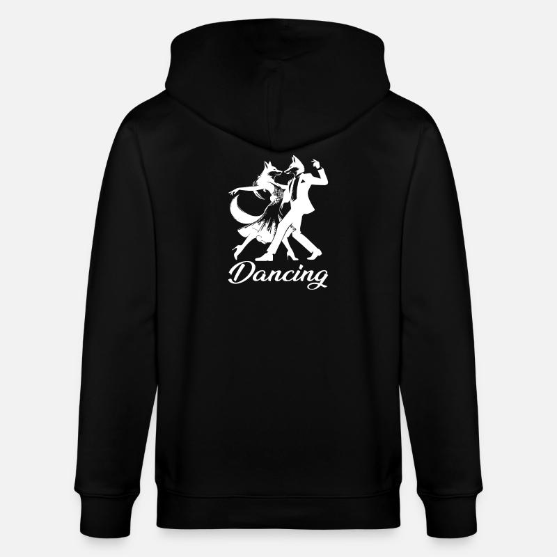 Tango Foxes Design – Danse - Veste à capuche bio CULTIVATOR Stanley/Stella Unisexe - noir