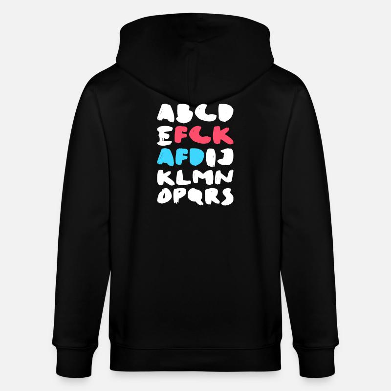 FCK AFD | Conception d’une déclaration politique - Veste à capuche bio CULTIVATOR Stanley/Stella Unisexe - noir