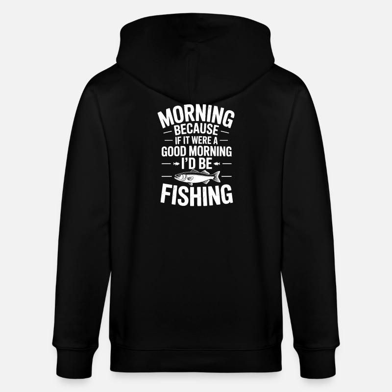 Tee de pêche matinale - Veste à capuche bio CULTIVATOR Stanley/Stella Unisexe - noir