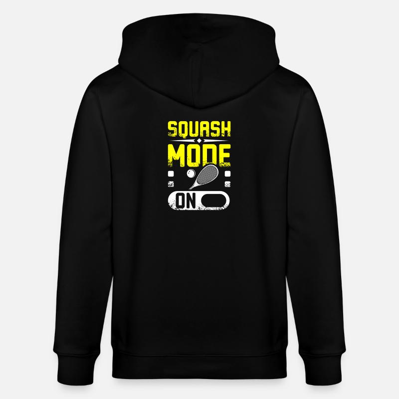 Squash mode on - Stanley/Stella Unisex Bio-Kapuzenjacke CULTIVATOR  - Schwarz