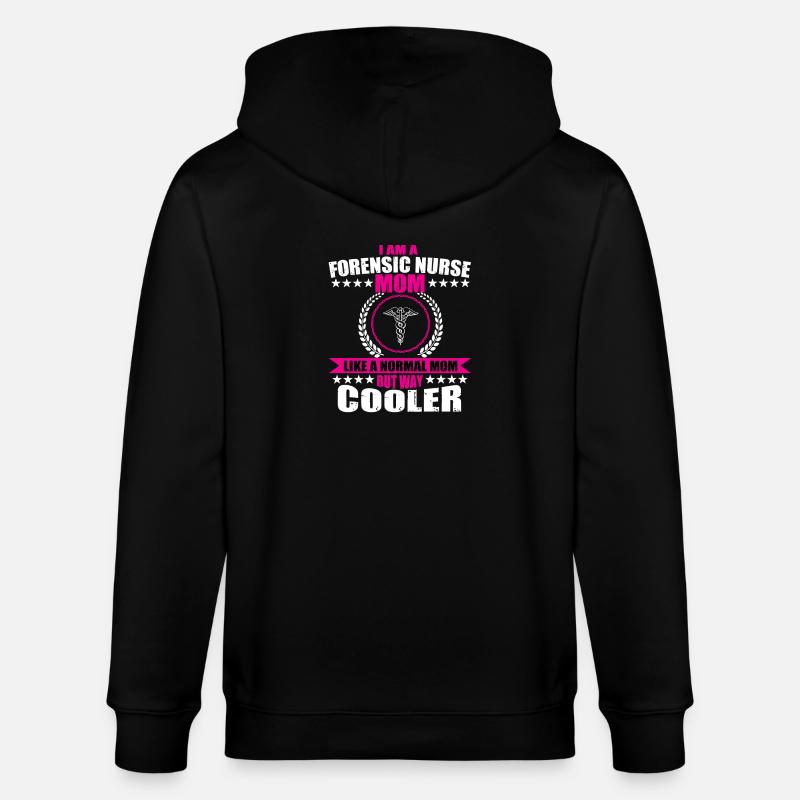Forensische Pflege Mama - Stanley/Stella Unisex Bio-Kapuzenjacke CULTIVATOR - Schwarz