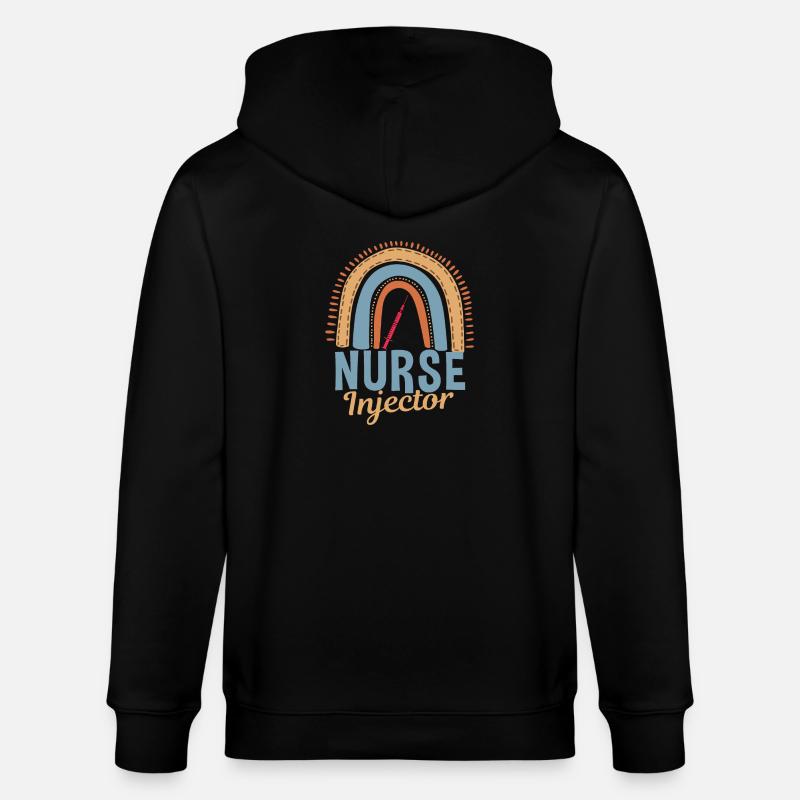 Ästhetikschwester Regenbogen - Stanley/Stella Unisex Bio-Kapuzenjacke CULTIVATOR  - Schwarz