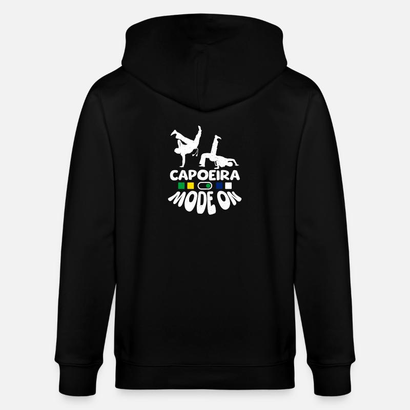 Mode capoeira activé - Veste à capuche bio CULTIVATOR Stanley/Stella Unisexe - noir