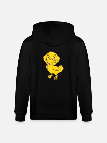 Mignons petits canetons comiques - Veste à capuche bio CULTIVATOR Stanley/Stella Unisexe - noir