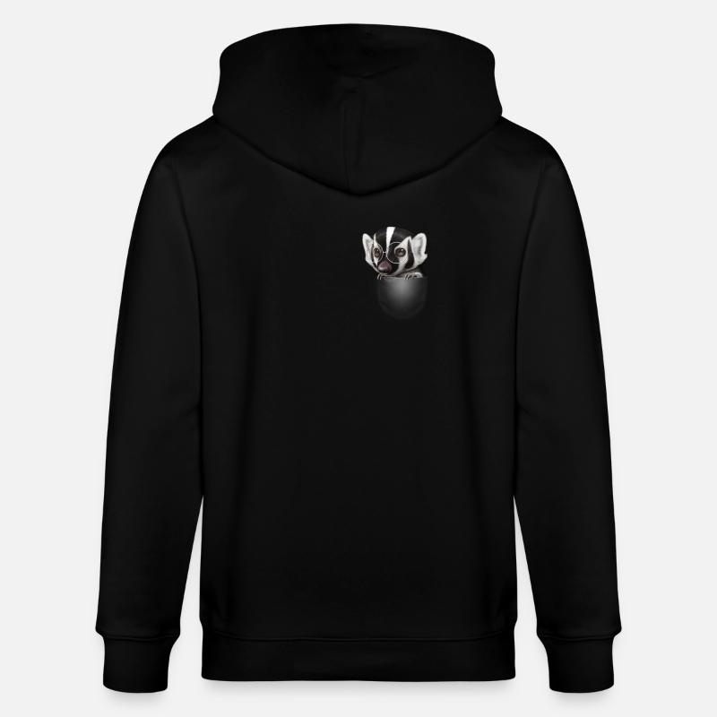 TASCHEN-DACHS - Stanley/Stella Unisex Bio-Kapuzenjacke CULTIVATOR  - Schwarz