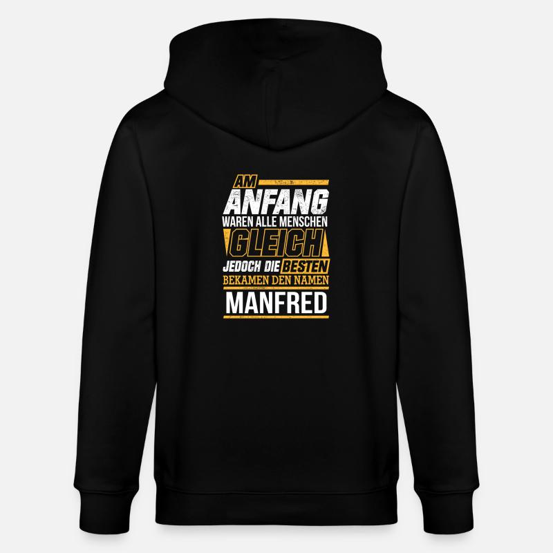 MANFRED - Die Besten - Stanley/Stella Unisex Bio-Kapuzenjacke CULTIVATOR - Schwarz