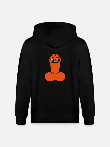 cheeky_penis - Stanley/Stella CULTIVATOR  Unisex Organic Hooded Jacket - black
