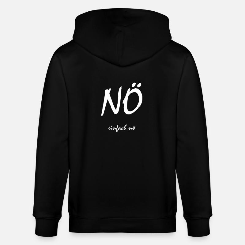 Tout simplement pas - Veste à capuche bio CULTIVATOR Stanley/Stella Unisexe - noir