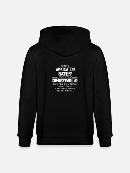 Application Engineer - Stanley/Stella CULTIVATOR Unisex Organic Hooded Jacket - black