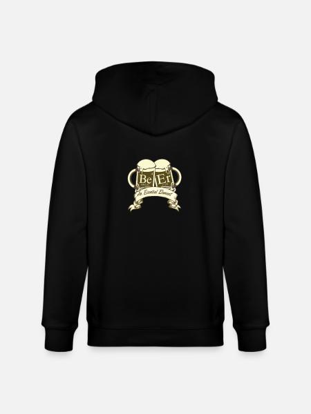 An Essential Element Beer - Stanley/Stella CULTIVATOR Unisex Organic Hooded Jacket - black