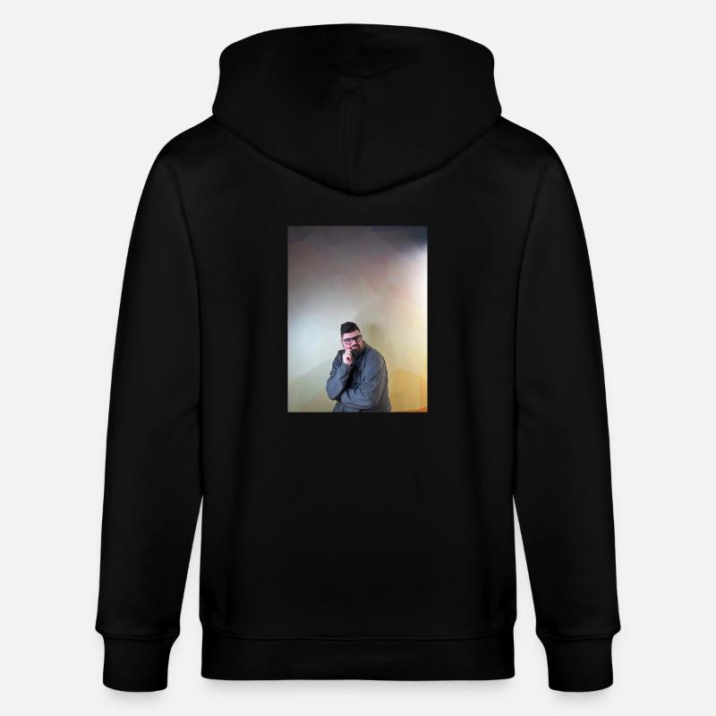 Tom Erik Risanger - Stanley/Stella Unisex Bio-Kapuzenjacke CULTIVATOR  - Schwarz