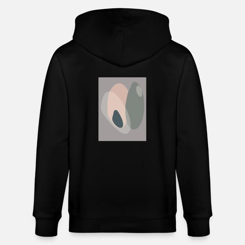 Affiche Geo Abst 2 - Veste à capuche bio CULTIVATOR Stanley/Stella Unisexe - noir