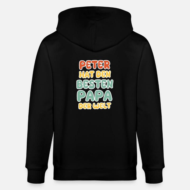 Bébé Peter - Veste à capuche bio CULTIVATOR Stanley/Stella Unisexe - noir