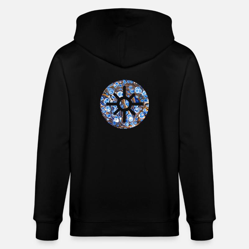 Hexenrune Schutz Glück E 262 - Veste à capuche bio CULTIVATOR Stanley/Stella Unisexe - noir