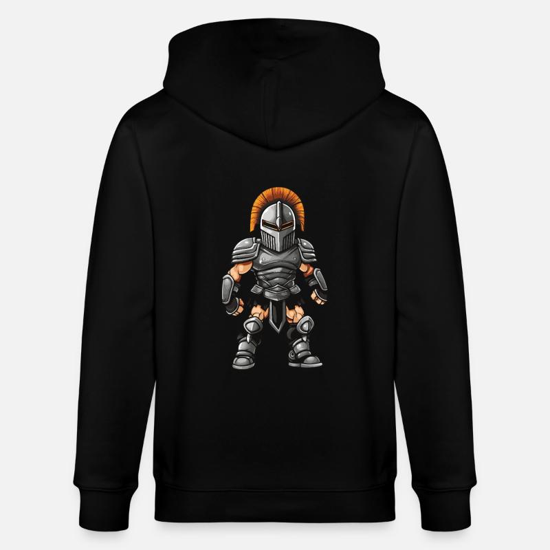 Spartaner Gladiator - Stanley/Stella Unisex Bio-Kapuzenjacke CULTIVATOR  - Schwarz