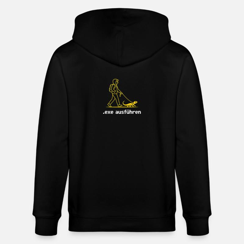 Lustige Admin Geschenke Sys Admin Programmierer - Stanley/Stella Unisex Bio-Kapuzenjacke CULTIVATOR - Schwarz