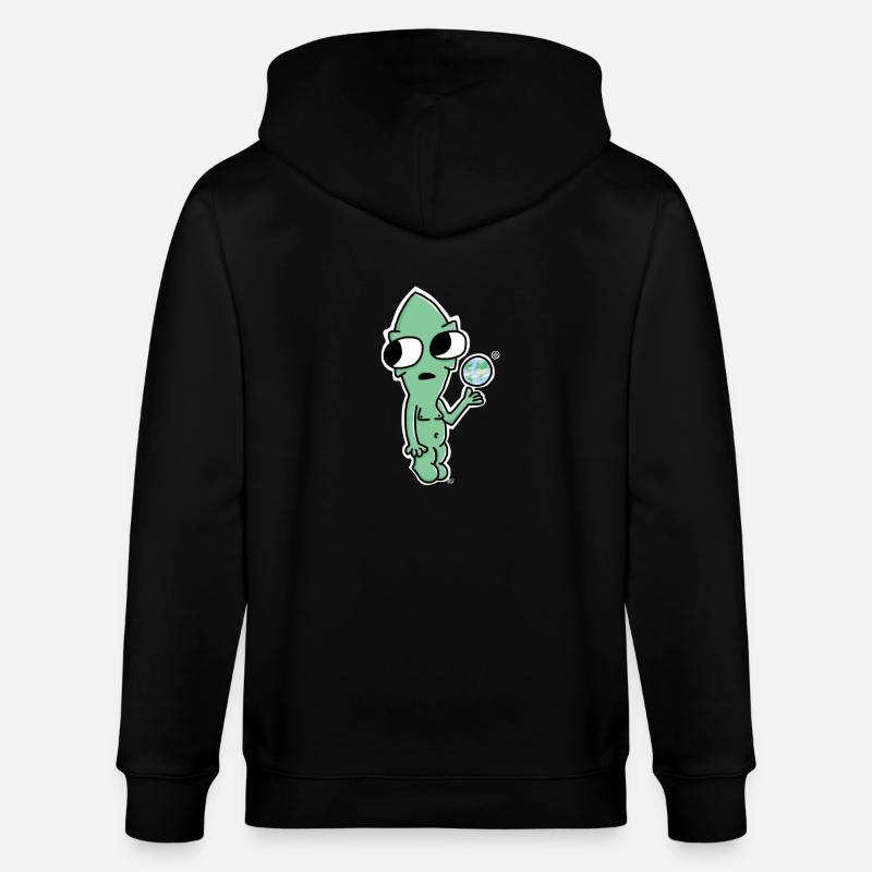 Alien 2 - Stanley/Stella Unisex Bio-Kapuzenjacke CULTIVATOR - Schwarz