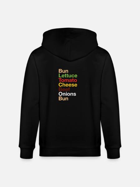 Cheeseburger - Stanley/Stella Unisex Bio-Kapuzenjacke CULTIVATOR - Schwarz