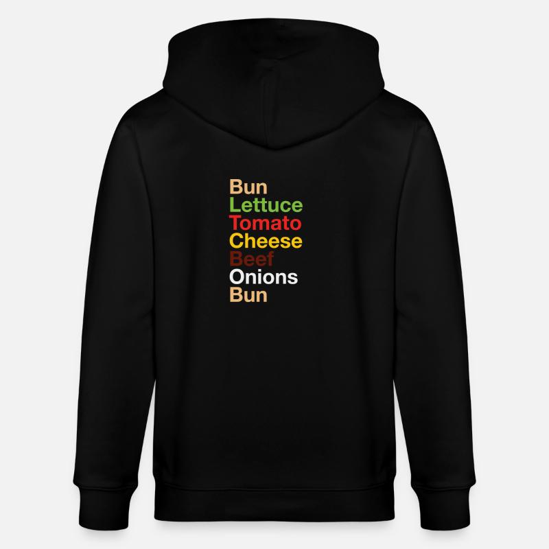 Cheeseburger - Stanley/Stella Unisex Bio-Kapuzenjacke CULTIVATOR - Schwarz