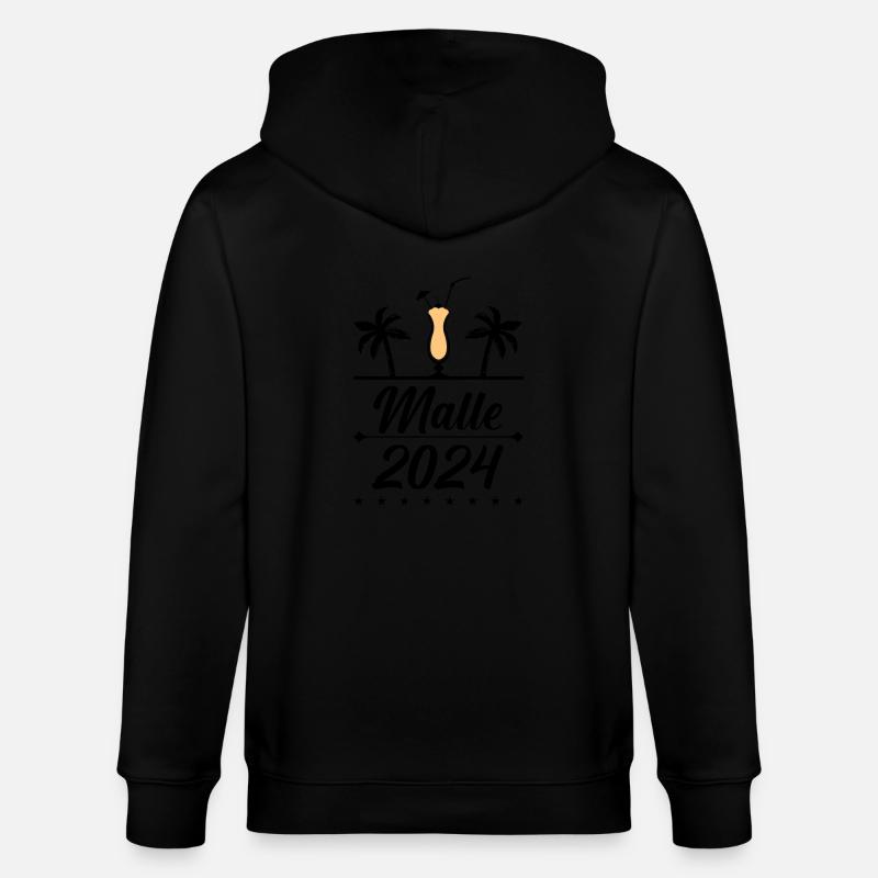 MALLE 2024 - Veste à capuche bio CULTIVATOR Stanley/Stella Unisexe - noir