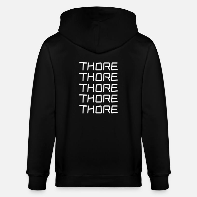 Célibataire Thore - Veste à capuche bio CULTIVATOR Stanley/Stella Unisexe - noir