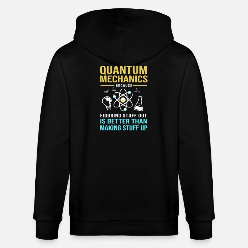 Physique quantique Mécanique quantique Saut quantique - Veste à capuche bio CULTIVATOR Stanley/Stella Unisexe - noir