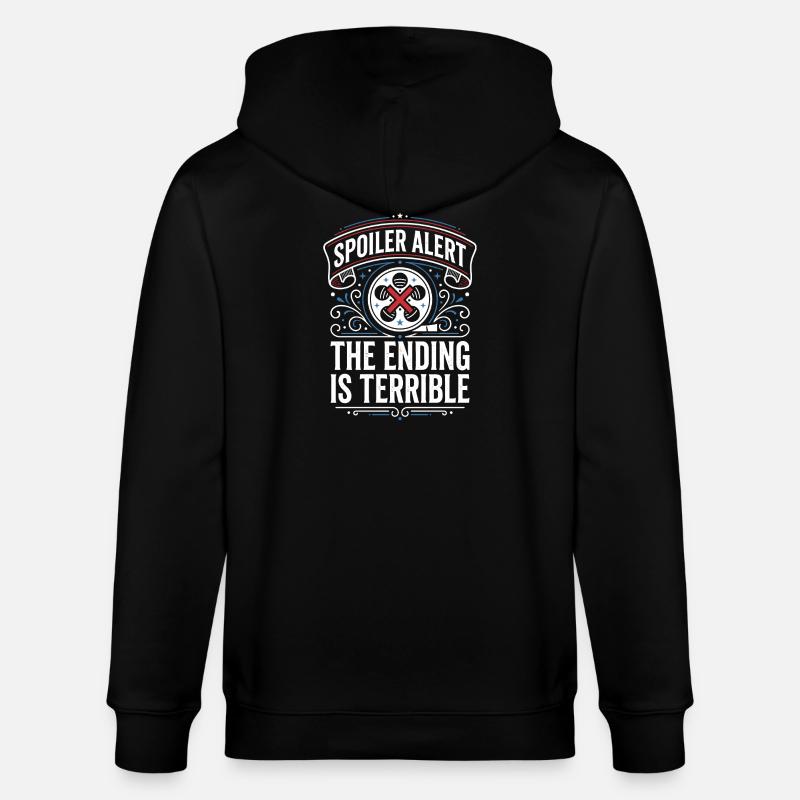 Alerte spoiler : la fin est terrible - Veste à capuche bio CULTIVATOR Stanley/Stella Unisexe - noir