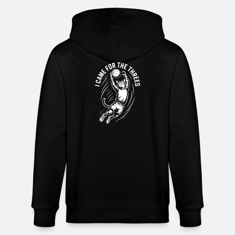 Boule de tir à chat - Veste à capuche bio CULTIVATOR Stanley/Stella Unisexe - noir
