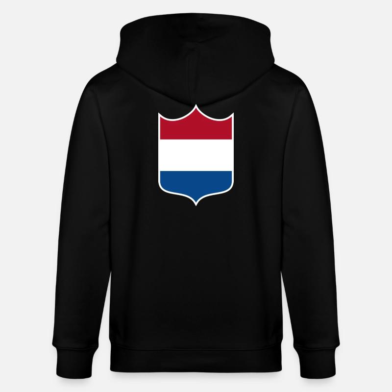 Pays-Bas - Veste à capuche bio CULTIVATOR Stanley/Stella Unisexe - noir