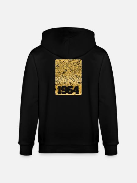 1964 - Stanley/Stella CULTIVATOR Unisex Organic Hooded Jacket - black