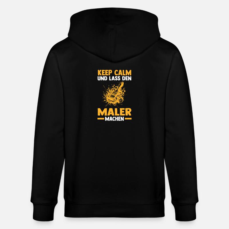 Master Painter Journeyman Painter - Stanley/Stella CULTIVATOR  Unisex Organic Hooded Jacket - black