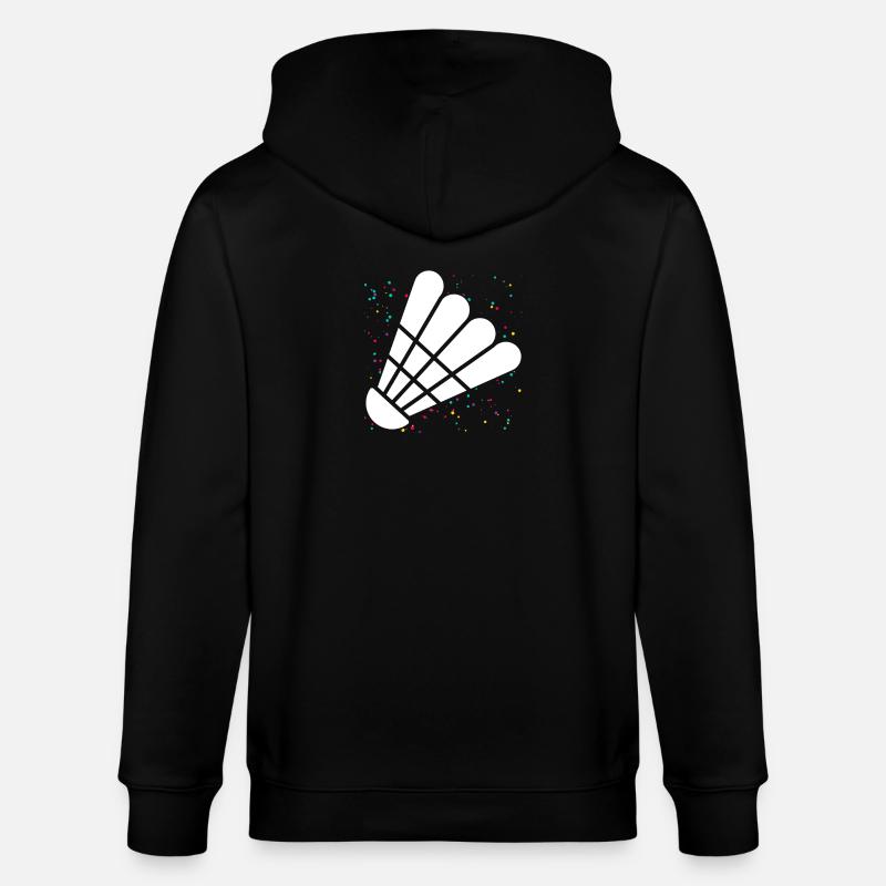 Federball Badminton - Veste à capuche bio CULTIVATOR Stanley/Stella Unisexe - noir