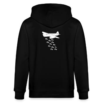 Hornist Waldhorn - Stanley/Stella Unisex Bio-Kapuzenjacke CULTIVATOR  - Schwarz - Hinten - Anna (173cm)