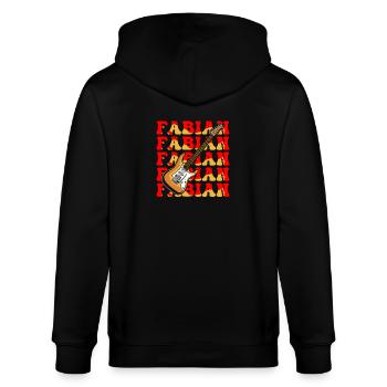 Fabien - Veste à capuche bio CULTIVATOR Stanley/Stella Unisexe - noir - Dos - Anna (173cm)