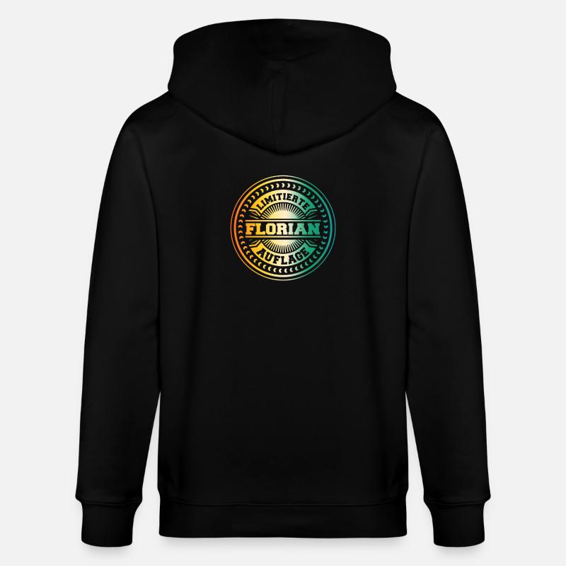 Florian - Stanley/Stella Unisex Bio-Kapuzenjacke CULTIVATOR  - Schwarz