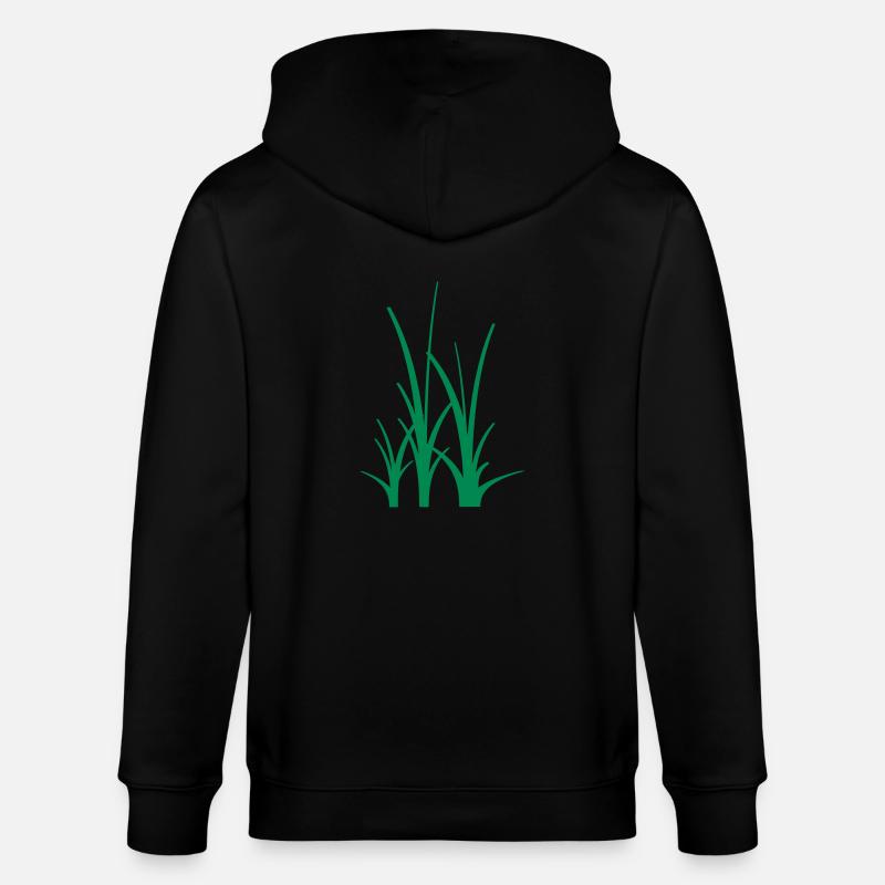 Binary Gras - Stanley/Stella Unisex Bio-Kapuzenjacke CULTIVATOR  - Schwarz