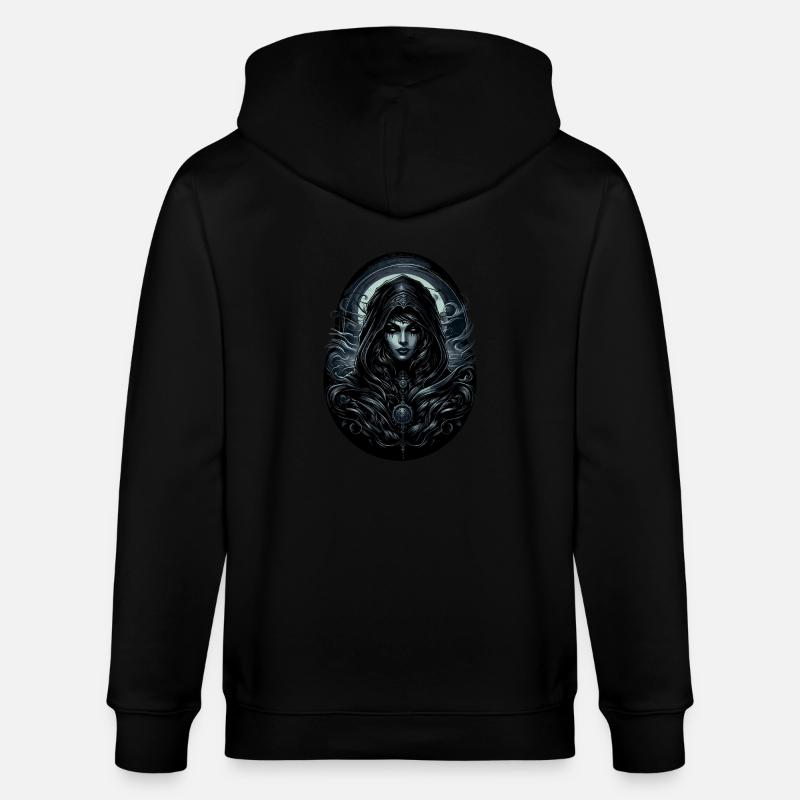 Die Hüterin der Schatten - Stanley/Stella Unisex Bio-Kapuzenjacke CULTIVATOR - Schwarz