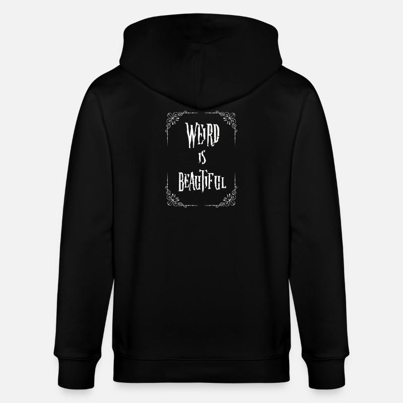 L’étrange est beau - Veste à capuche bio CULTIVATOR Stanley/Stella Unisexe - noir