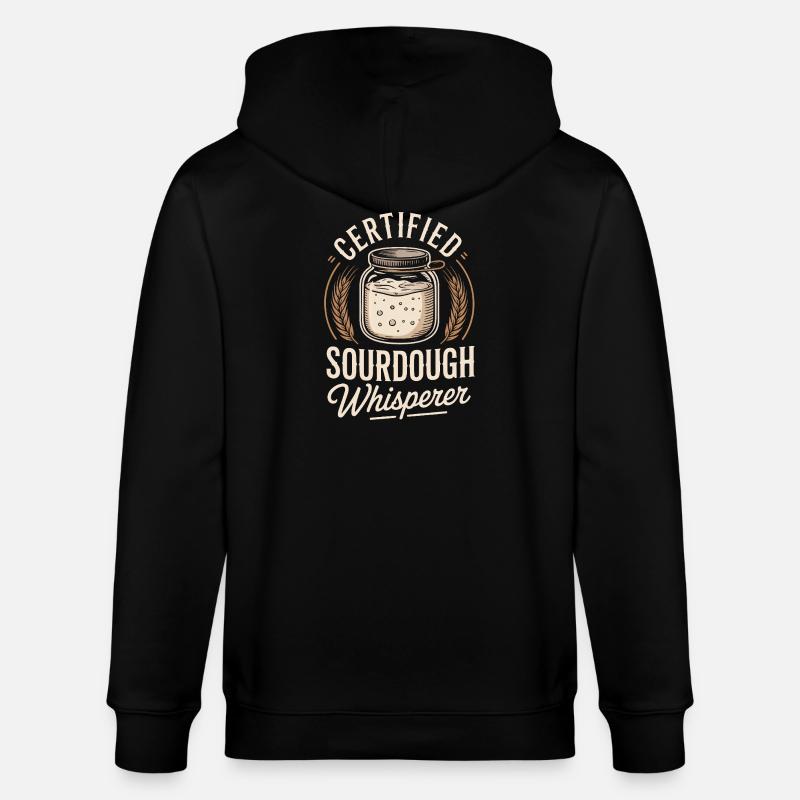 Chuchoteur certifié de levain - Veste à capuche bio CULTIVATOR Stanley/Stella Unisexe - noir