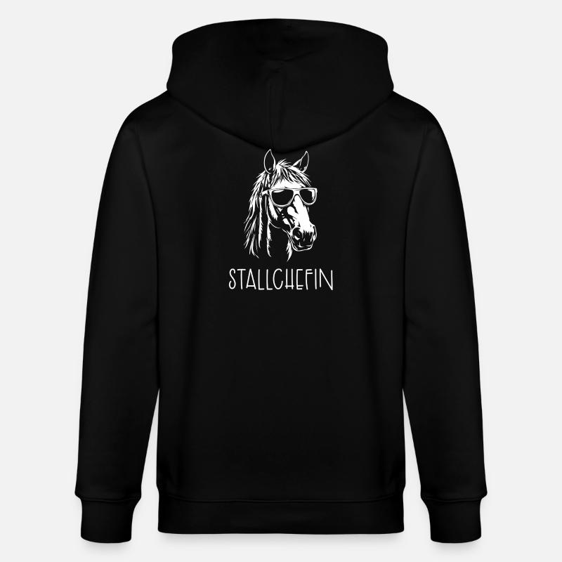 Chemise d’écurie - Veste à capuche bio CULTIVATOR Stanley/Stella Unisexe - noir