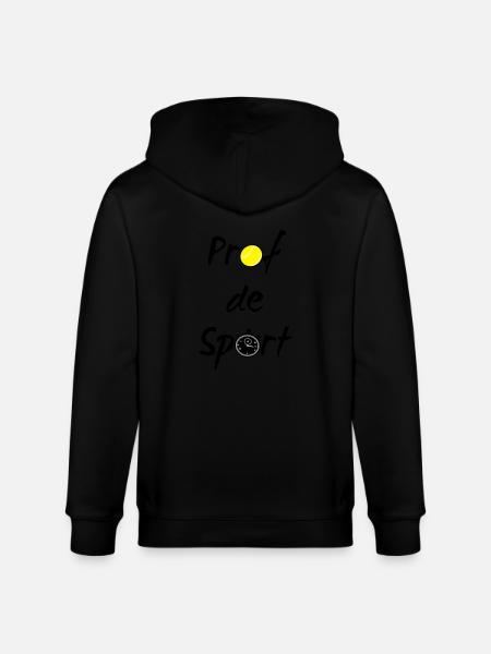 Prof de sport - Stanley/Stella CULTIVATOR Unisex Organic Hooded Jacket - black
