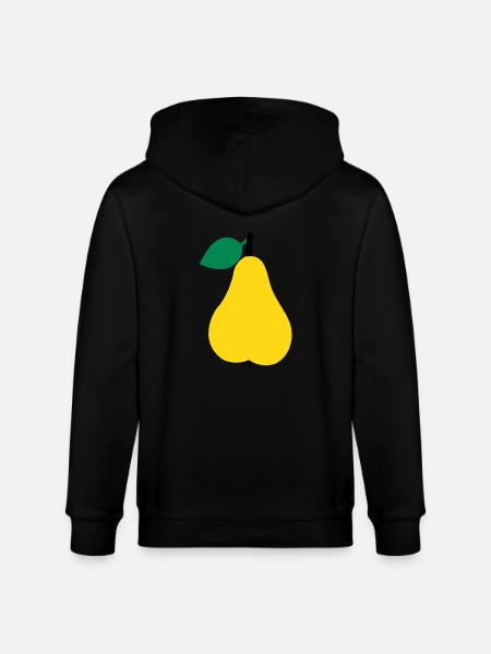 pear - Stanley/Stella CULTIVATOR  Unisex Organic Hooded Jacket - black