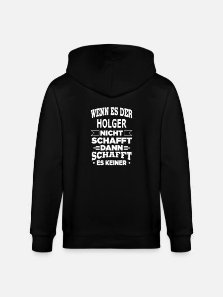 HOLGER - Stanley/Stella Unisex Bio-Kapuzenjacke CULTIVATOR - Schwarz